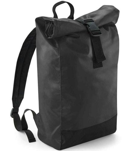BagBase Tarp Roll Top Backpack - Black - ONE